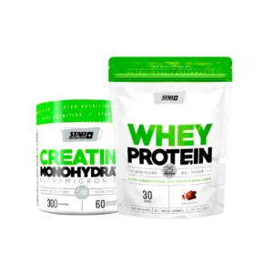 PROMO PACK MASA MUSCULAR: Whey Protein + Creatine Pote